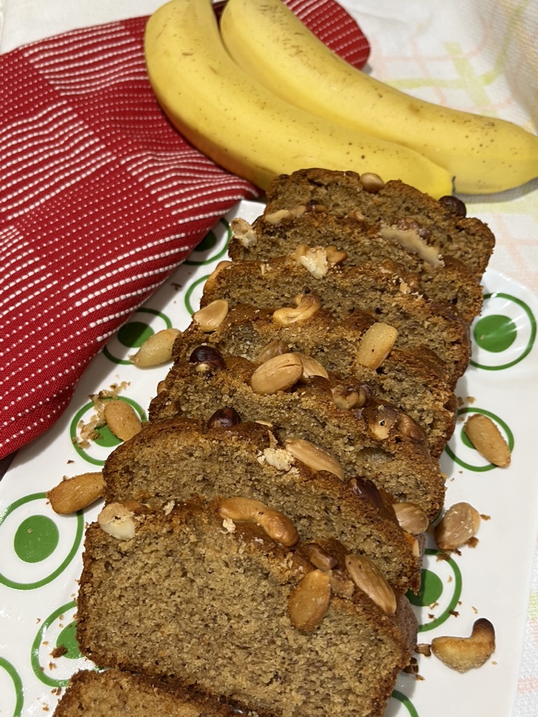 Banana loaf cake